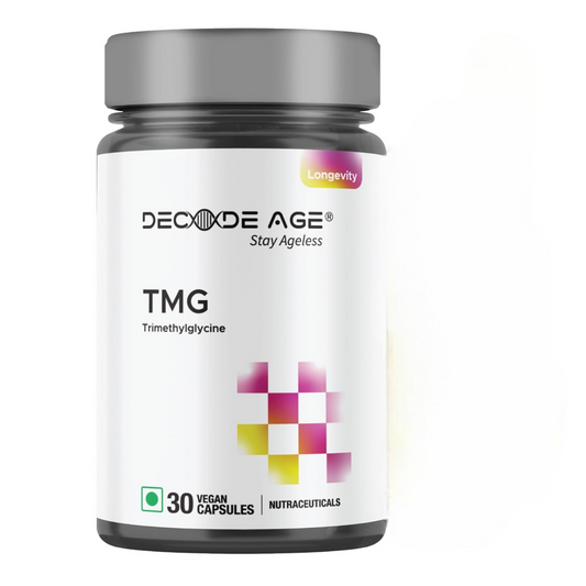 Decode Age TMG 98% Pure Trimethylglycine (TMG) Supplements Capsules