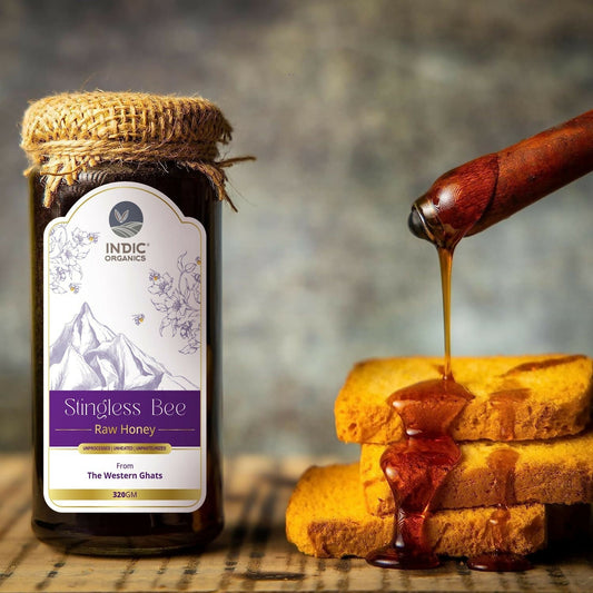 Buy Indic Organics Small Stingless Bee Raw Honey from Western Ghats from DrMediCart