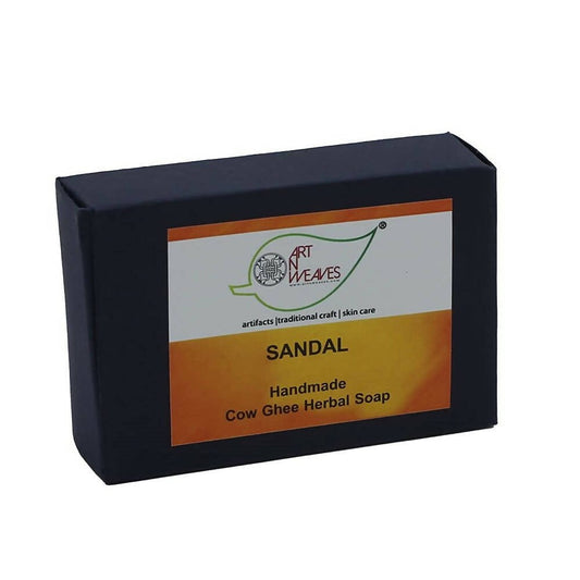artNweaves Sandal Handmade Cow Ghee Herbal Soap