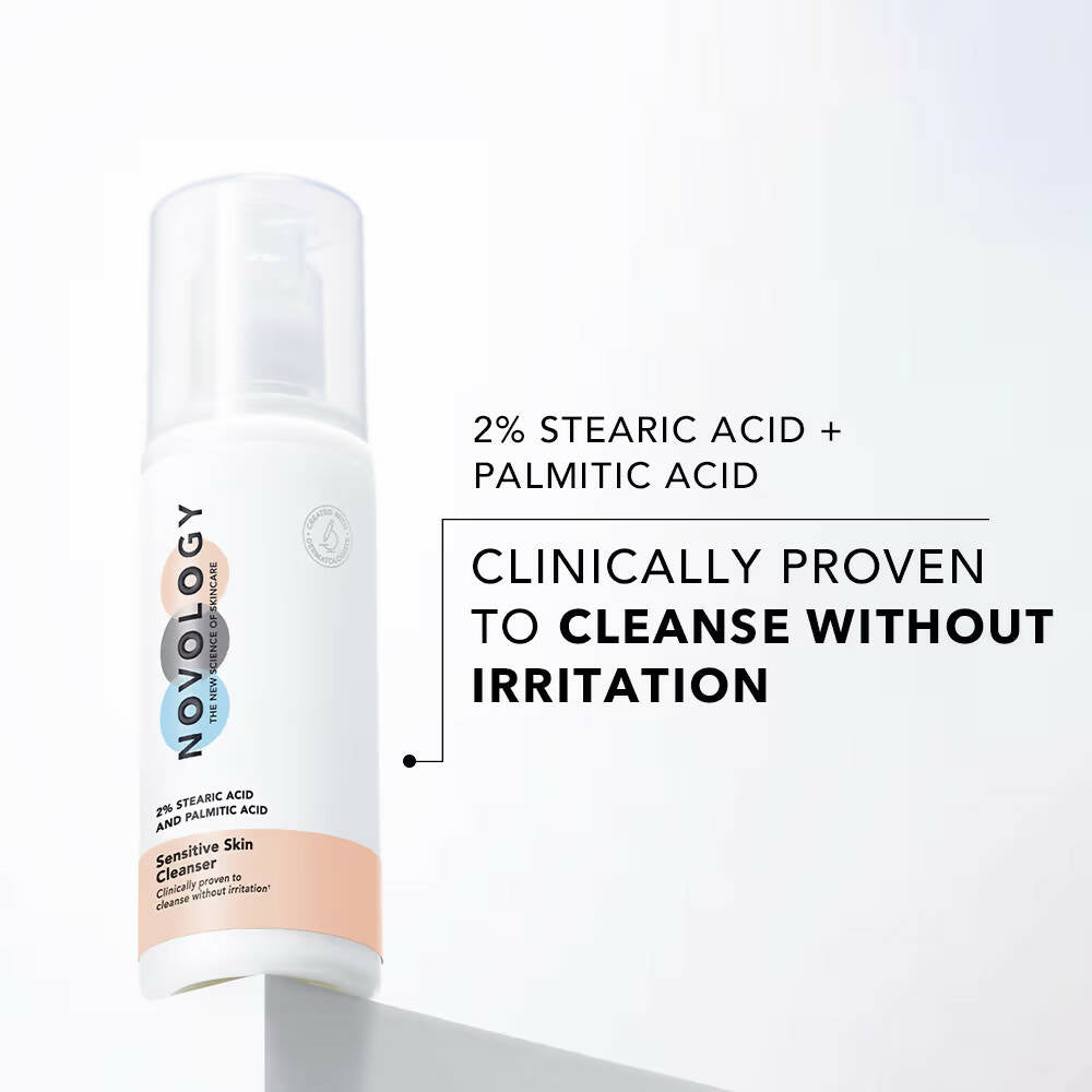 Novology Sensitive Skin Cleanser With 2% Stearic Acid + Palmitic Acid