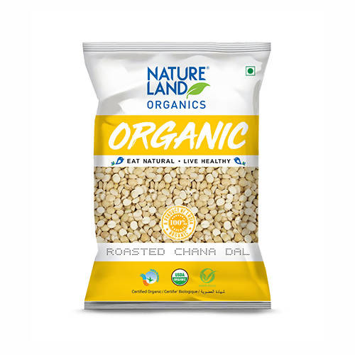 Nature Land Organics Roasted Chana Dal