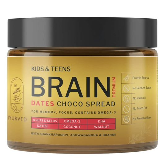 Buy Iyurved Kids & Teens Brain Premium Dates Choco Spread from DrMediCart