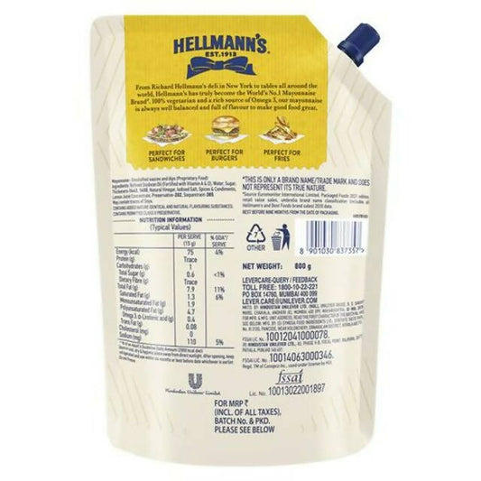 Hellmann's Veg Mayonnaise  - Eggless