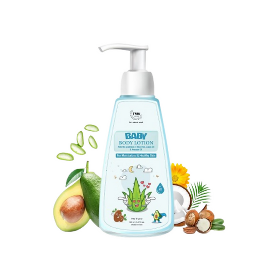 The Natural Wash Moisturising Baby Body Lotion With Avocado Oil & Calendula Oil
