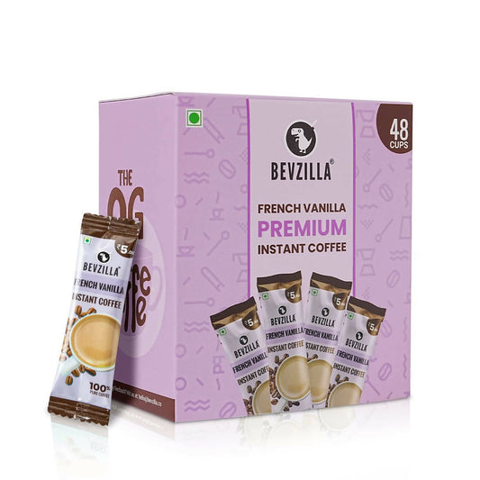 Bevzilla Instant Coffee Powder Sachets (French Vanilla)
