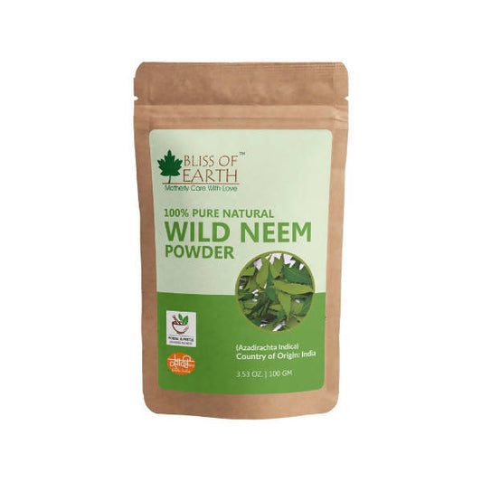 Bliss of Earth 100% Pure Natural Wild Neem Powder
