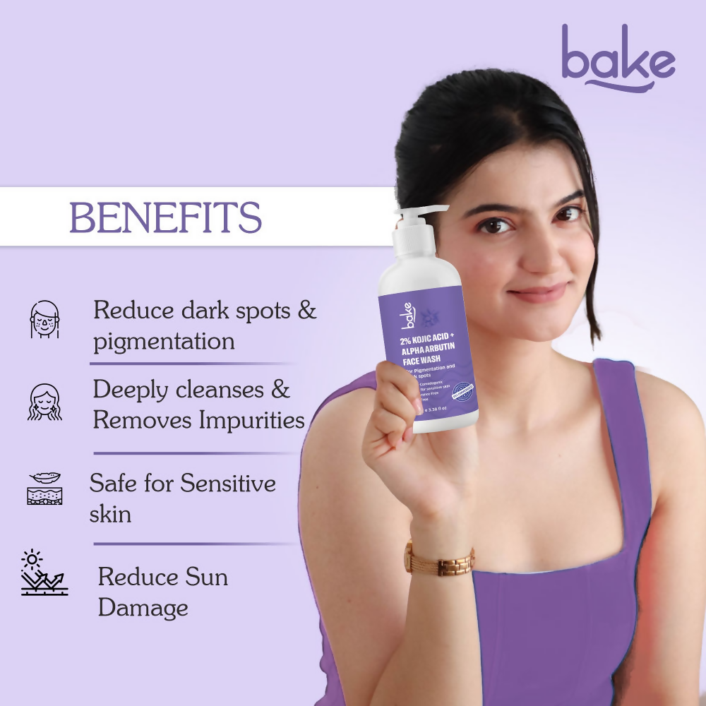 Bake 2% Kojic Acid Face Wash With Alpha Arbutin