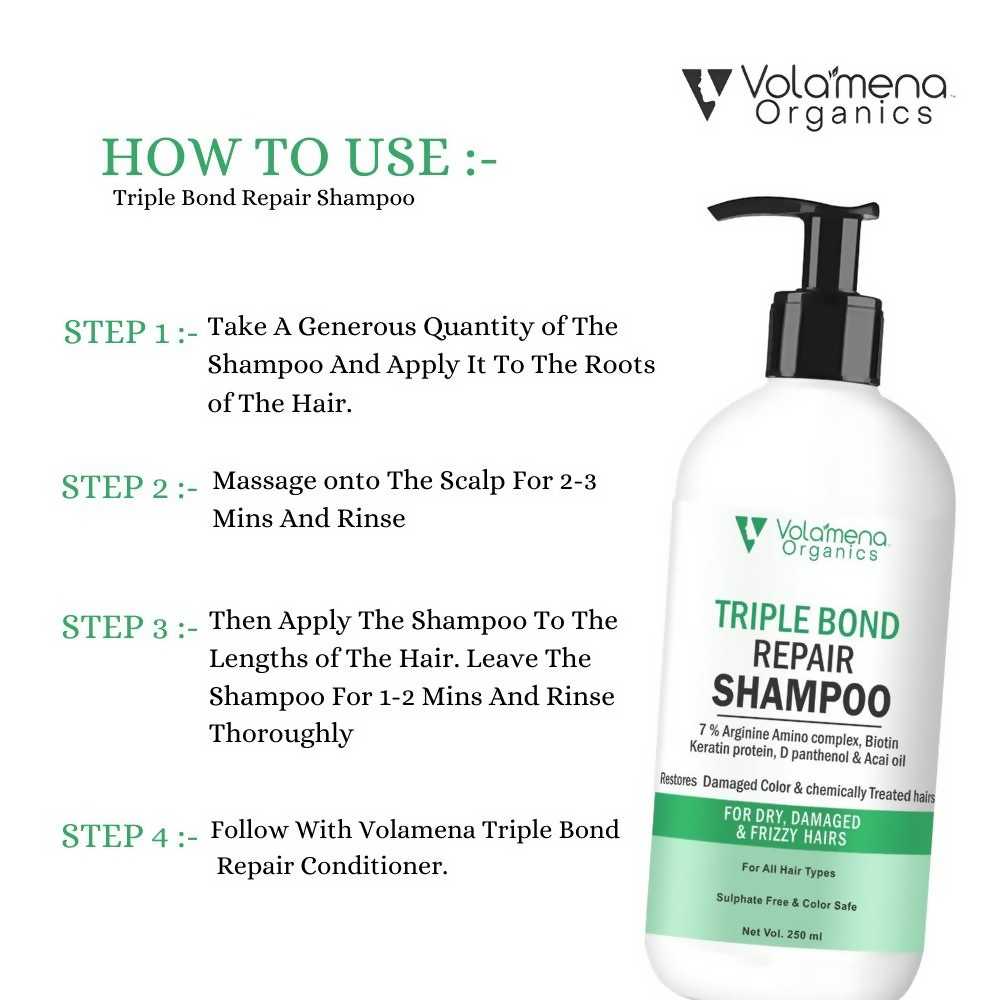 Volamena Organics Triple Bond Repair Shampoo