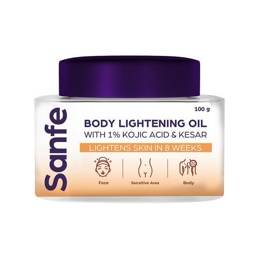 Sanfe Body Lightening Oil With 100% Kojic Acid & Kesar