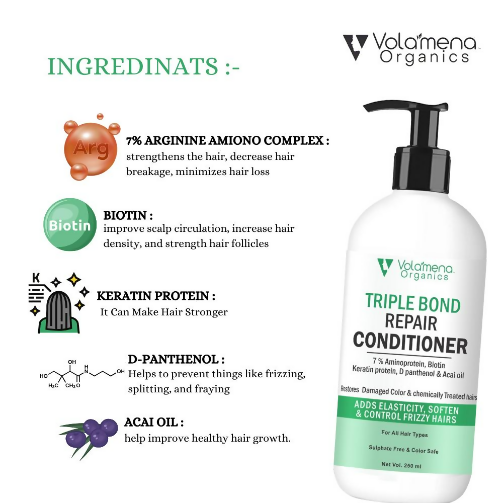 Volamena Organics Triple Bond Repair Conditioner