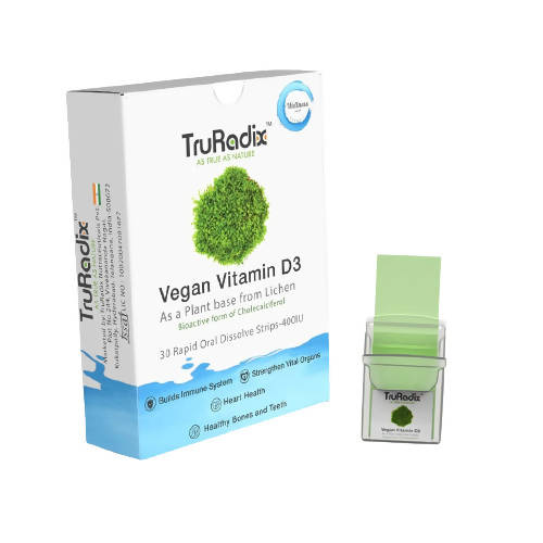 Truradix Vegan Vitamin D3 Oral Strips