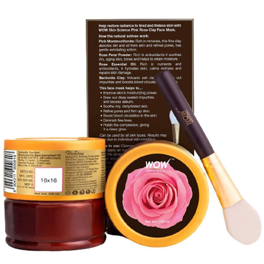 Buy Wow Skin Science Pink Rose Clay Face Mask from DrMediCart, Ship from India to USA