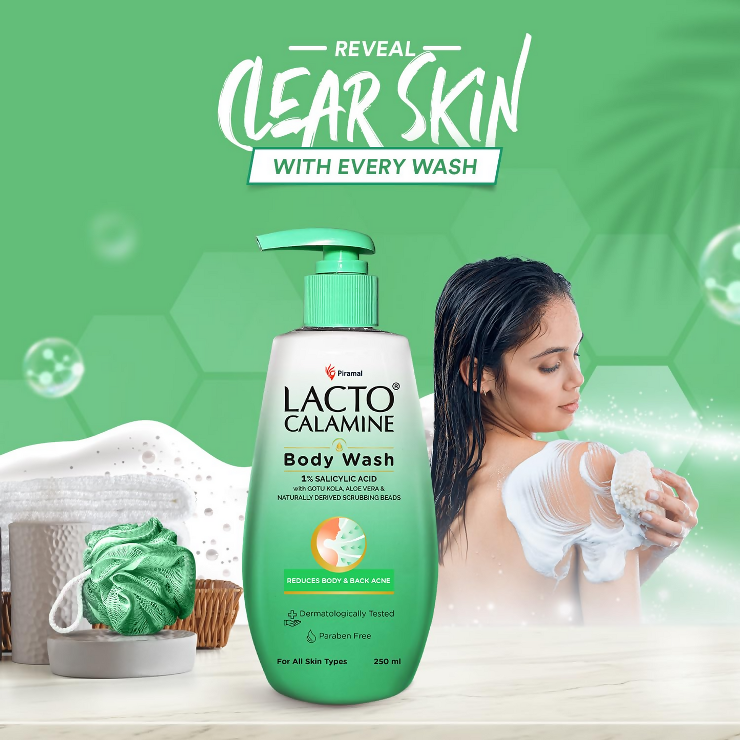 Lacto Calamine 1% Salicylic Acid Body Wash