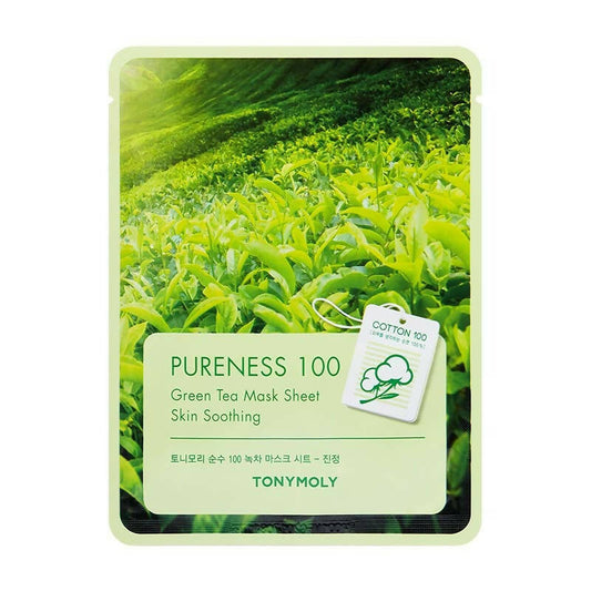Tonymoly Pureness 100 Greentea Mask Sheet - Korean Skincare