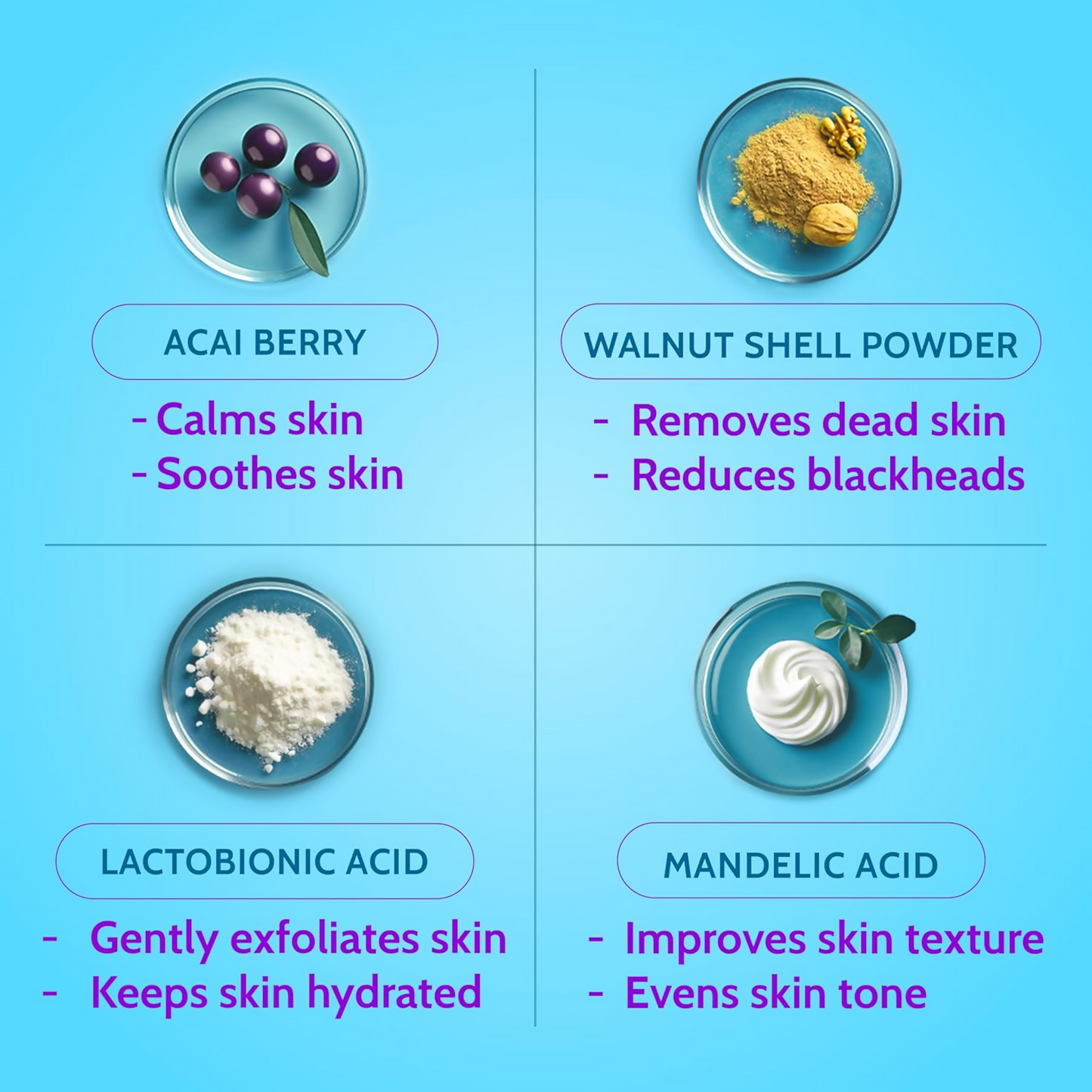 Chemist At Play Gentle Exfoliating Face Scrub With Mandelic Acid & Walnuts