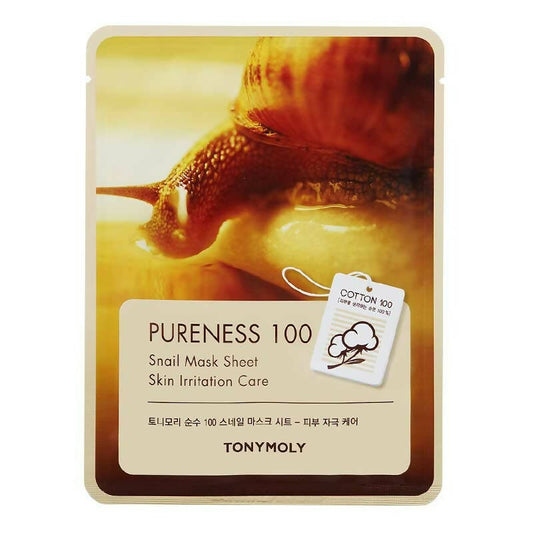 Tonymoly Pureness 100 Snail Mask Sheet - Korean Skincare