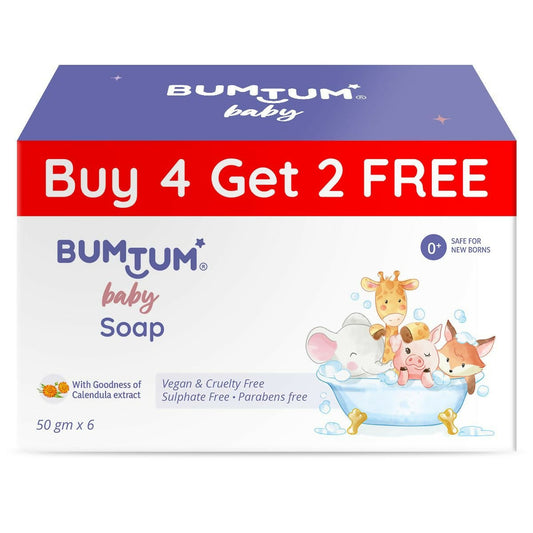 BUMTUM Baby Soap (B4G2 Free) with Goodness of Calendula Extract