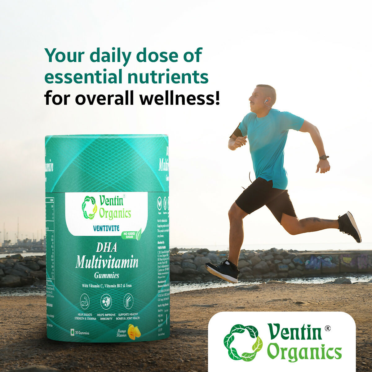 Ventin Organics Ventivite DHA Multivitamin Gummies