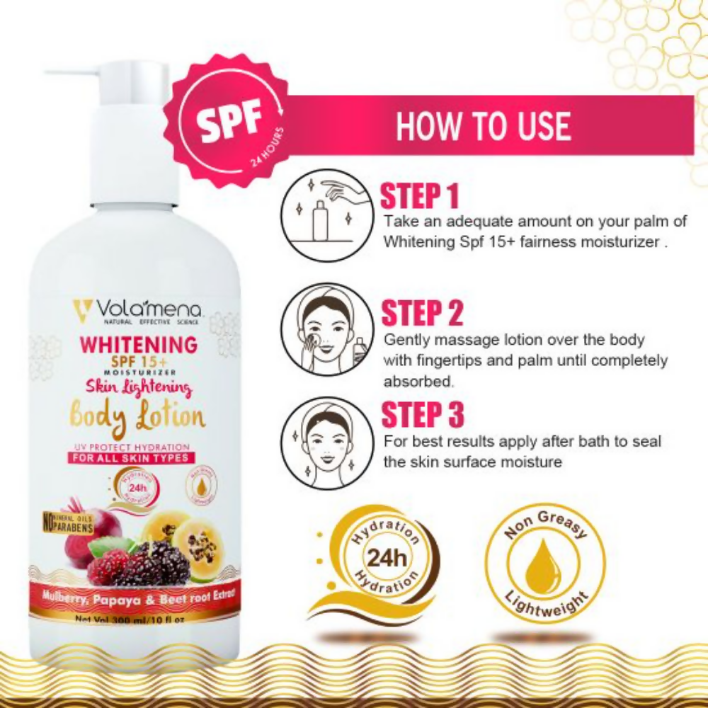 Volamena Whitening SPF 15+ Fairness Body Lotion