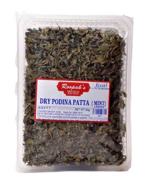 Roopak's Dry Podina Patta (Mint Leaves)