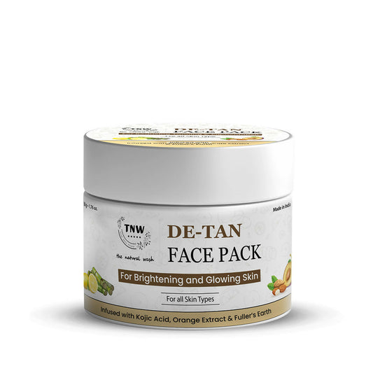 The Natural Wash De-Tan Face Pack for Glowing Skin