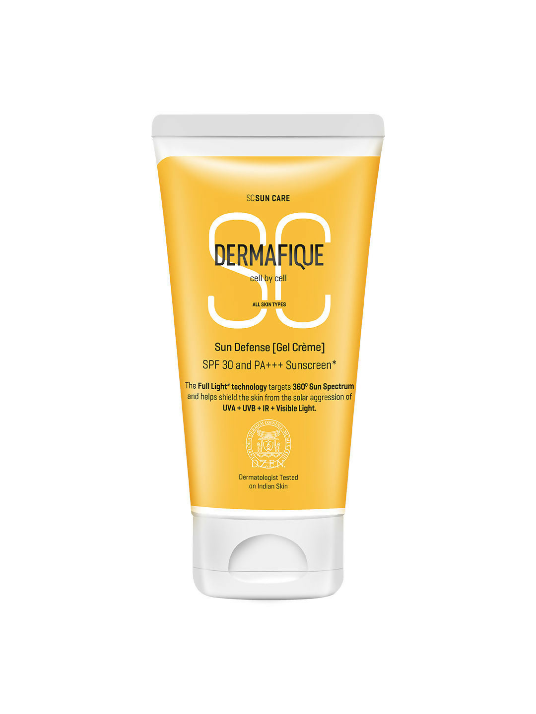 Dermafique Sun Defense Gel Creme SPF 30 Sunscreen, Prevents Tanning And Pigmentation