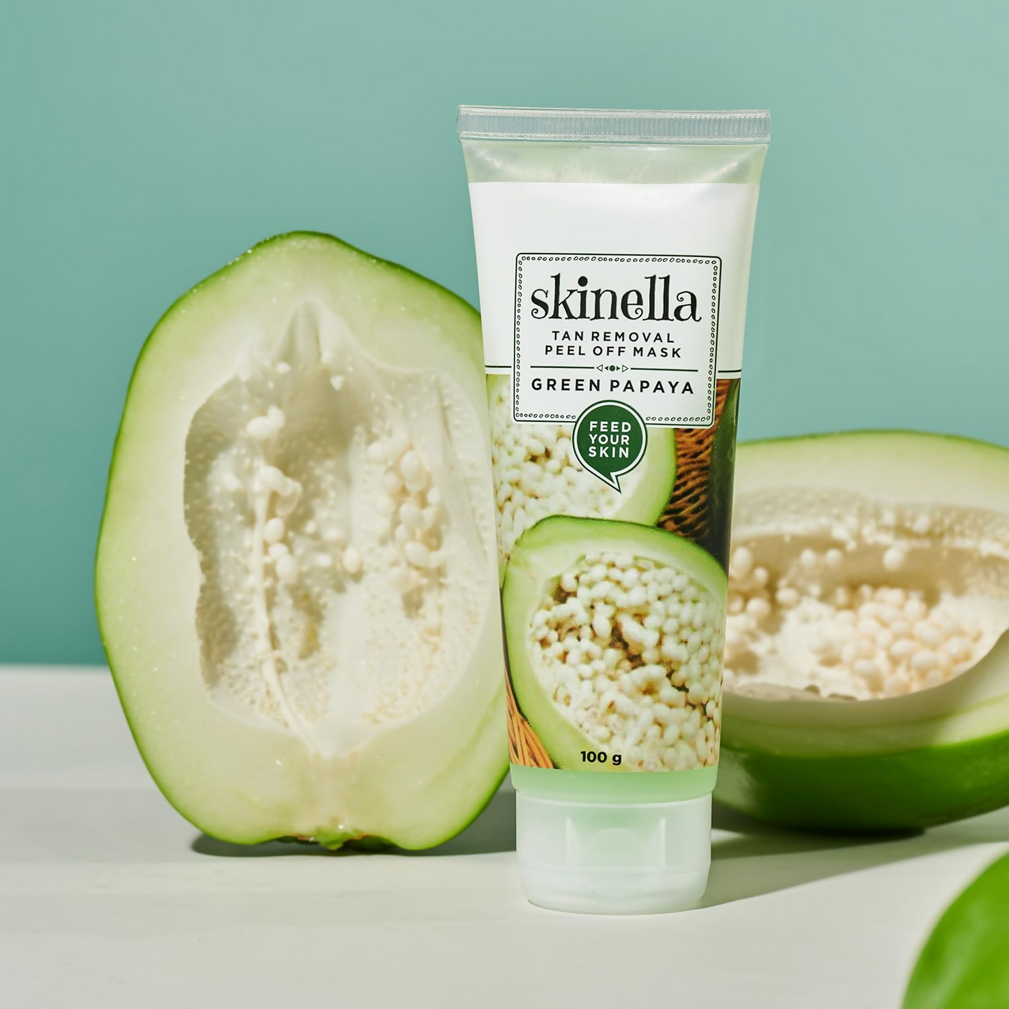 Skinella Tan Removal Peel Of Mask Green Papaya