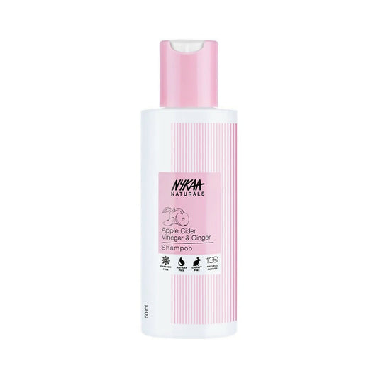 Nykaa Naturals Anti-Dandruff - Free Shampoo with Apple Cider Vinegar, Ginger & Tea Tree Oil