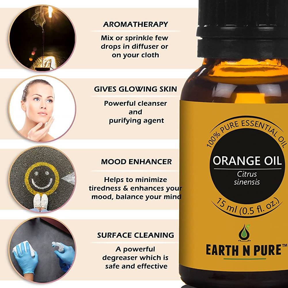 Earth N Pure Orange & Peppermint Essential Oils