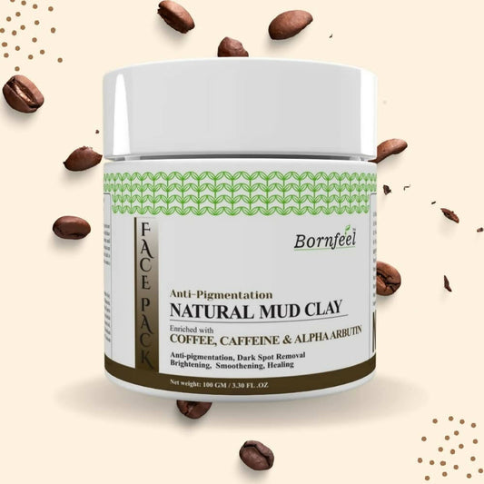 Bornfeel Coffee Face Pack With Coffee Extract And Alpha Arbutin
