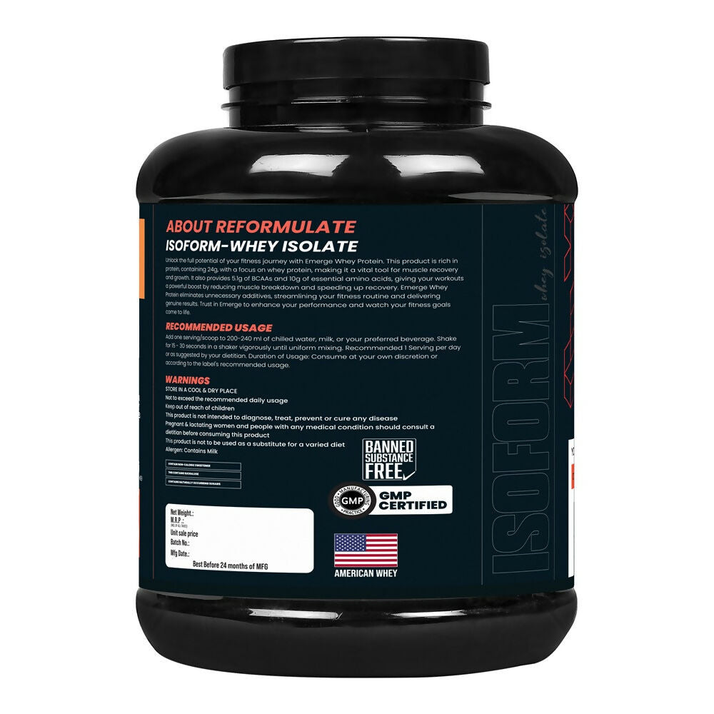 Reformulate I Isoform I Whey Isolate I Your Daily Meal Replacement Formula I 27G Protein | 6.1G BCAA | 12.9G EAA | O g Sugar - Cold Coffee