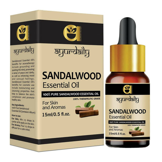 Buy Ayurdaily Pure Sandalwood Essential Oil from DrMediCart, Ship from India to USA