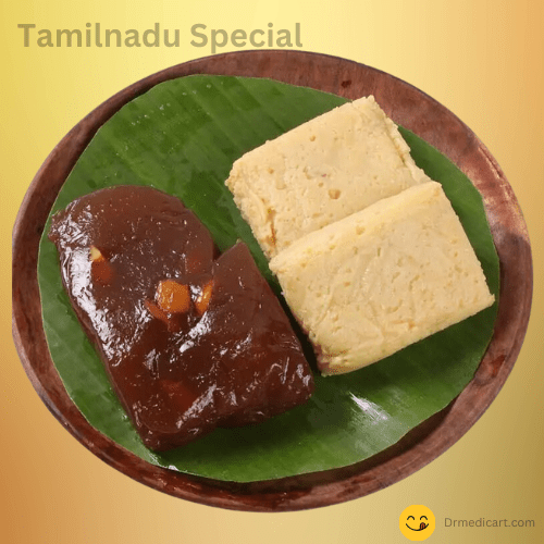 Buy Tirunelveli Ghee Halwa 200gm - Srivilliputhur Milk Ghova 200gm from DrMediCart, Ship from India to USA