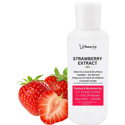 Urbaano Herbal Strawberry Extract Natural Ingredient For making DIY Skin Care Products like Serum
