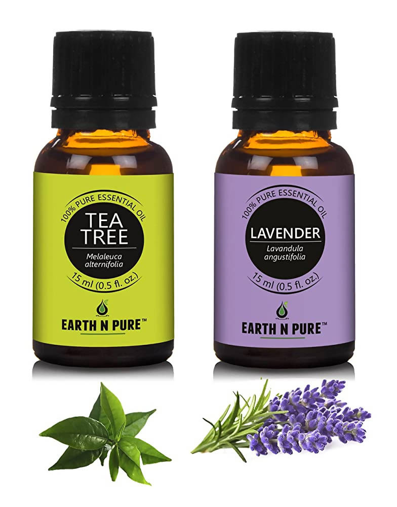 Earth N Pure Tea Tree & Lavender Essential Oils