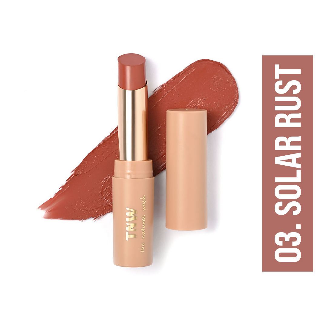 The Natural Wash Silky Matte Fusion Longstay Bullet Lipstick - Solar Rust