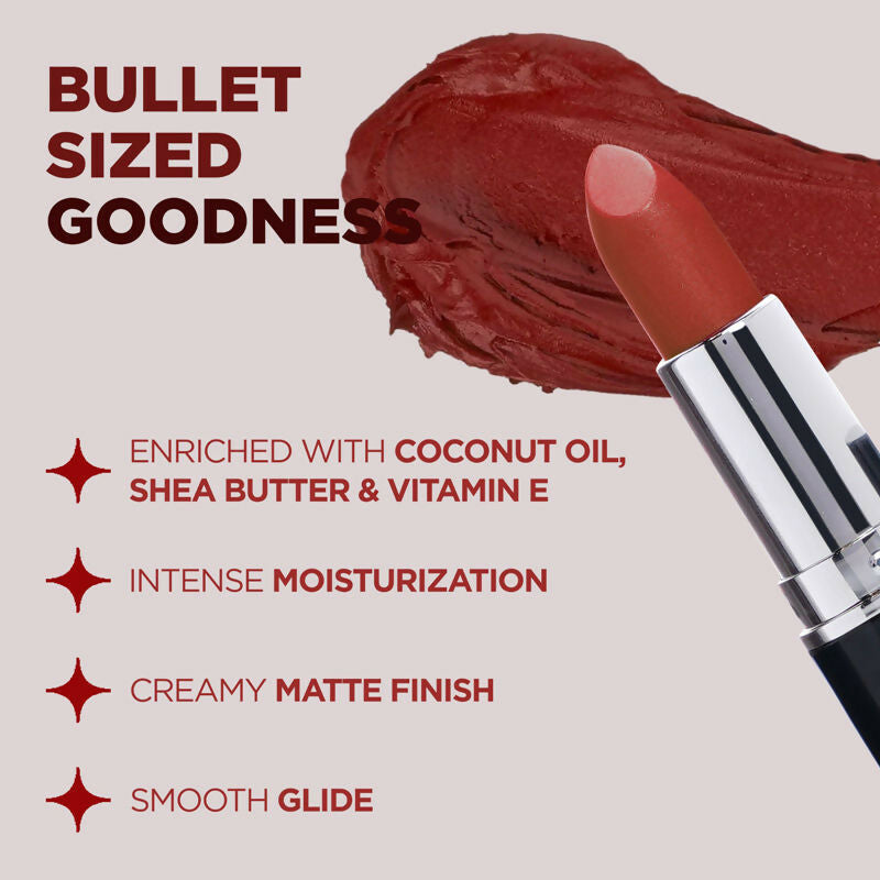 Bella Vita Organic Comfort Matte Bullet Lipstick - Pink Pout