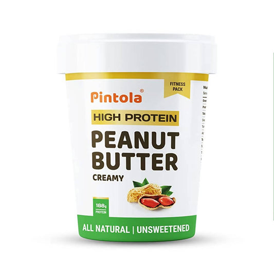 Buy Pintola High Protein Natural Creamy Peanut Butter from DrMediCart