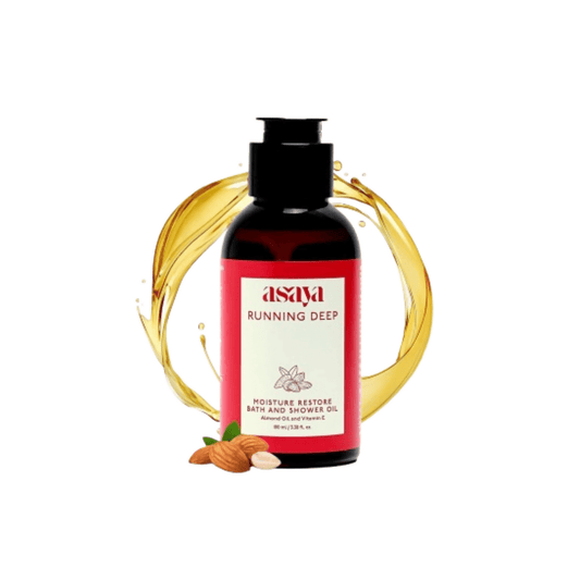 Asaya Deep Moisture Bath & Shower Oil Rejuvenates & Hydrates For All Skin Types