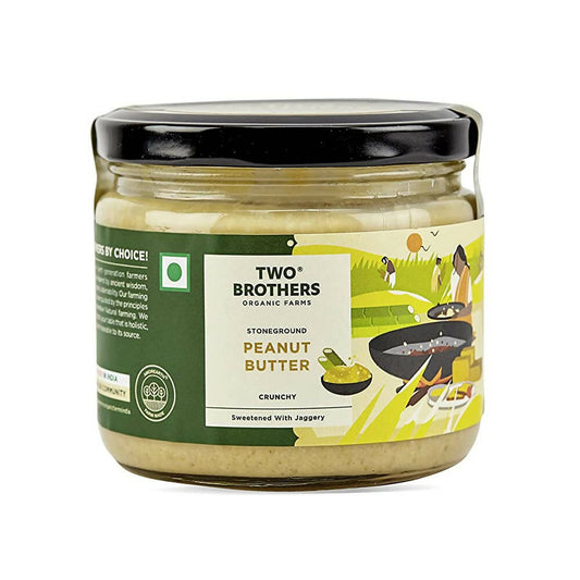 Buy Two Brothers Organic Farms Peanut Butter Crunchy| Sweetened with Jaggery from DrMediCart