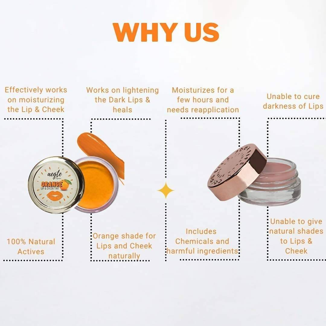 Aegte Organics Orange Peel Lip & Cheek Tint Balm online
