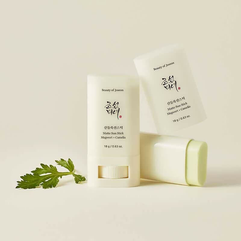 Beauty of Joseon Matte Sun Stick : Mugwort + Camelia SPF 50 PA++++ - Korean Skincare