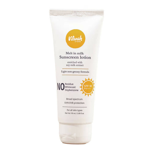 Buy Vilvah Melt-in-Milk Sunscreen SPF 50 from DrMediCart, Ship from India to USA