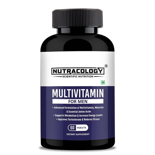 Nutracology Multivitamin for Men for Energy Strength & Stamina Tablets
