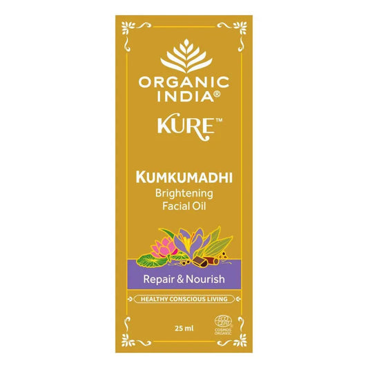 Buy Organic India Kure Kumkumadi Brightening Facial Oil from DrMediCart, Ship from India to USA