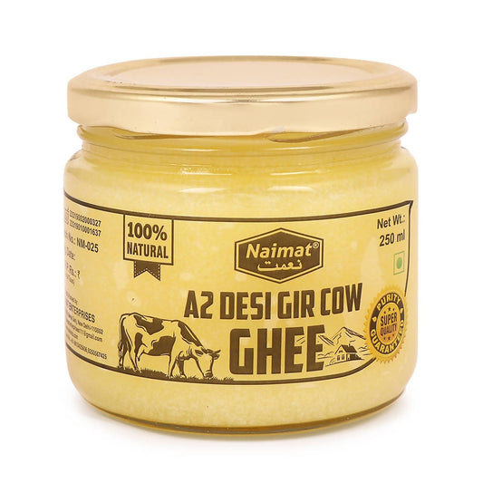 Naimat A2 Desi Gir Cow Ghee | Homemade Ghee From Desi Cow Milk | Certified Organic Ghee