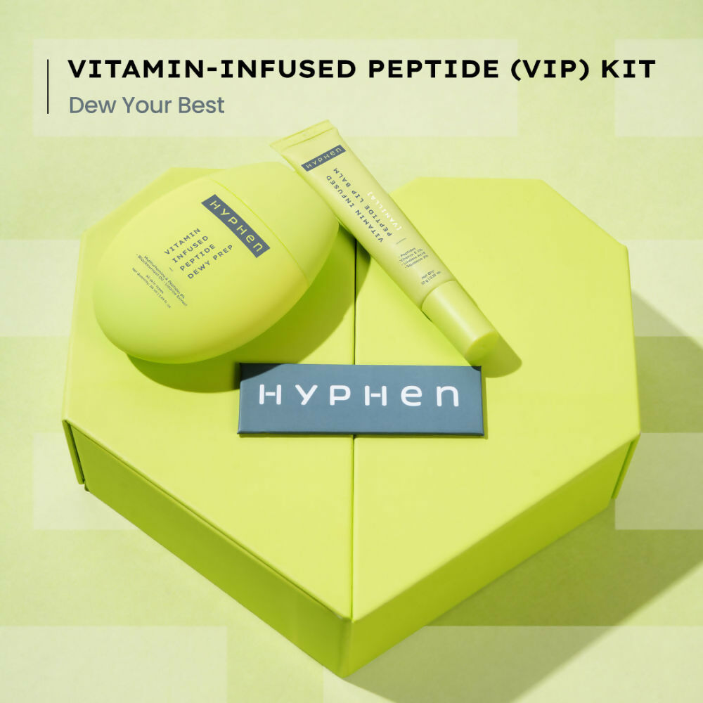 Hyphen By Kriti Sanon Vitamin Infused Peptide VIP Kit - Visible Dewy Glow & Moisturized, Juicy Lips