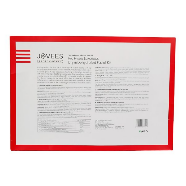 Jovees Professional Pro Hydra Luxurious Dry & Dehydrated Facial Kit
