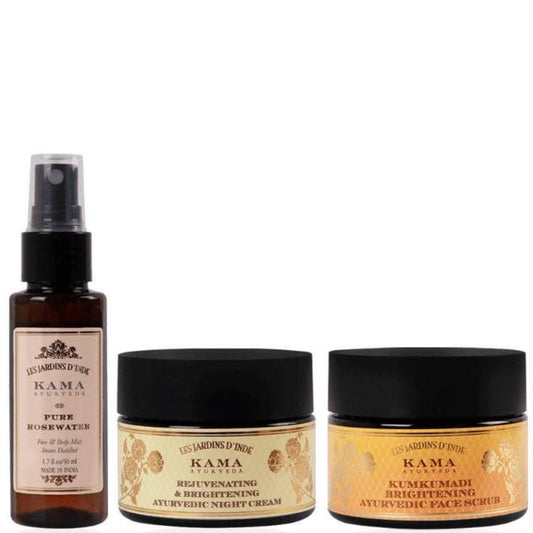 Buy Kama Ayurveda Brightening Skincare Regime from DrMediCart, Ship from India to USA