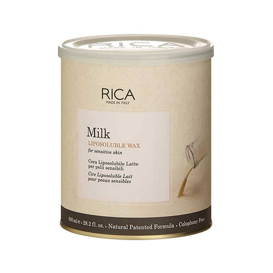 Rica Milk Liposoluble Wax for Sensitive Skin With Natural Beeswax